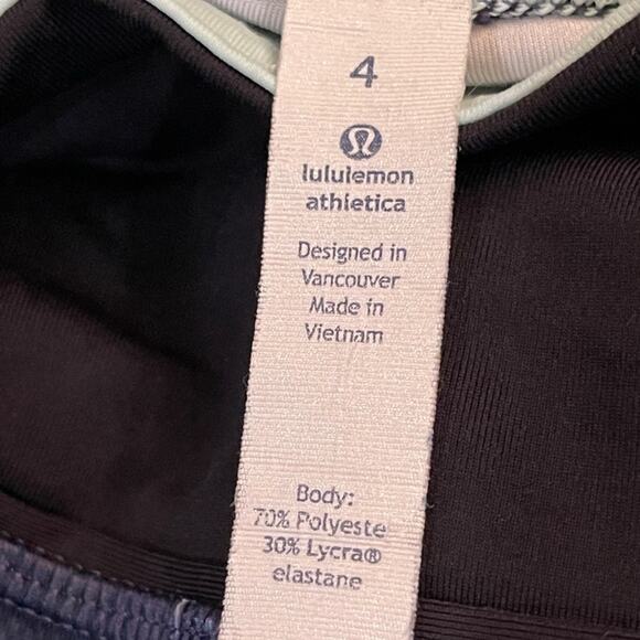 Lululemon Pace Rival Pretty Prism Multi 22” Crop Size 4 - Picture 7 of 10